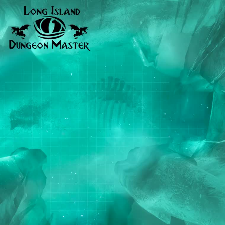 Ice Cavern animated battle map