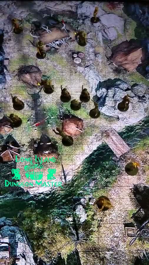 Long Island Dungeon Master animated table footage
