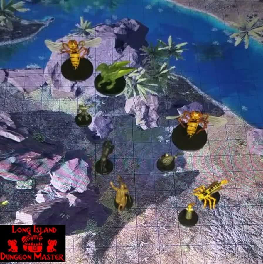 Long Island Dungeon Master animated table footage